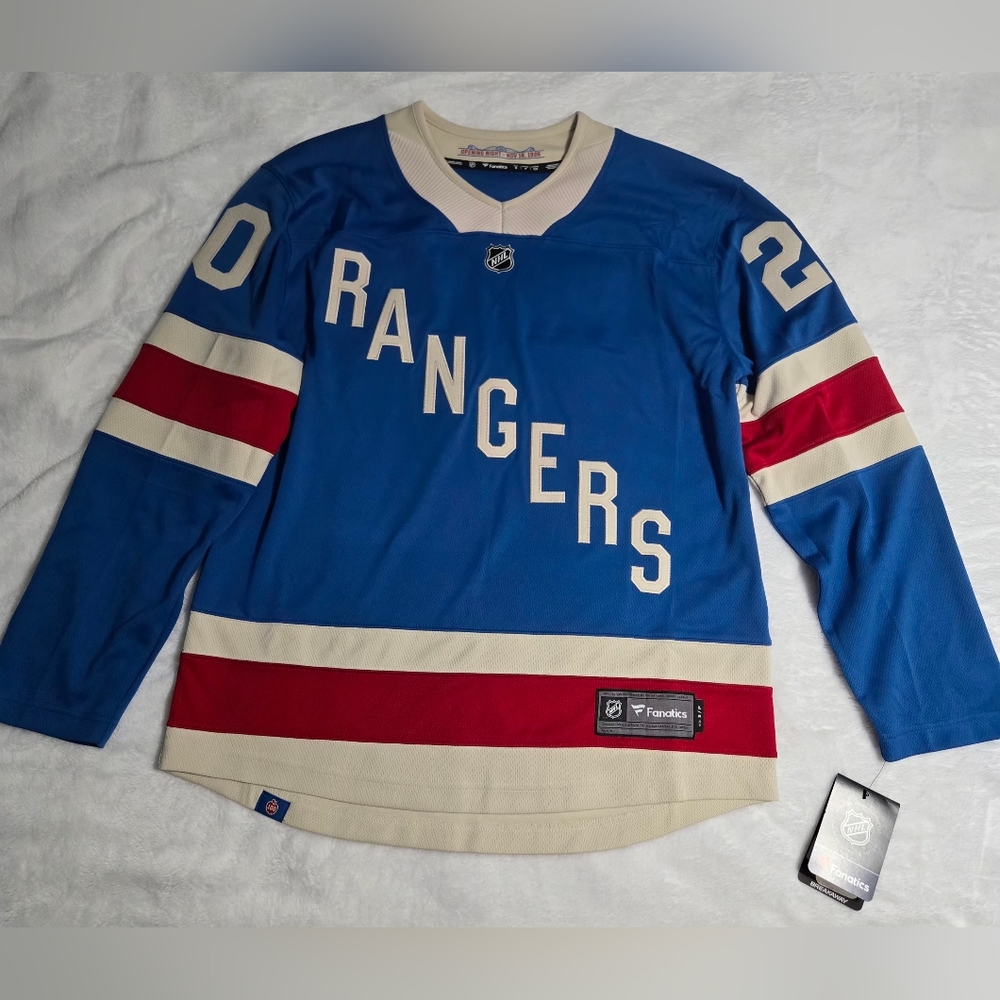 Fanatics Breakaway New York Rangers Kreider #20 Opening Night NHL Hockey Jersey